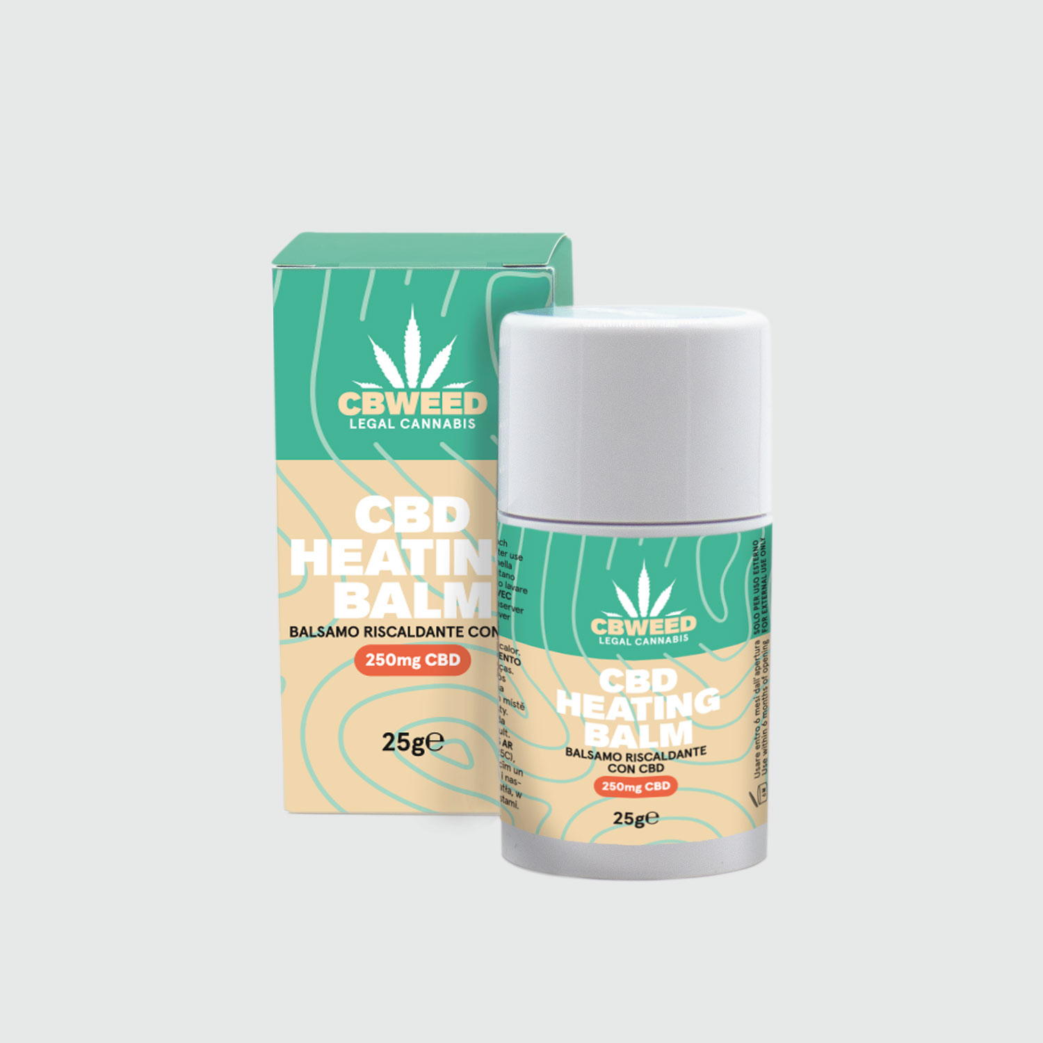 Balsamo Riscaldante con 250 mg di CBD