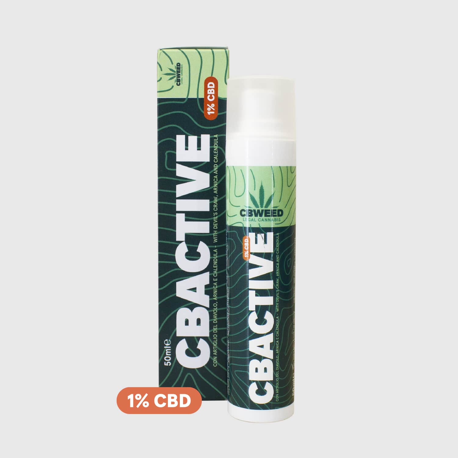CBACTIVE - Crema per massaggi con CBD