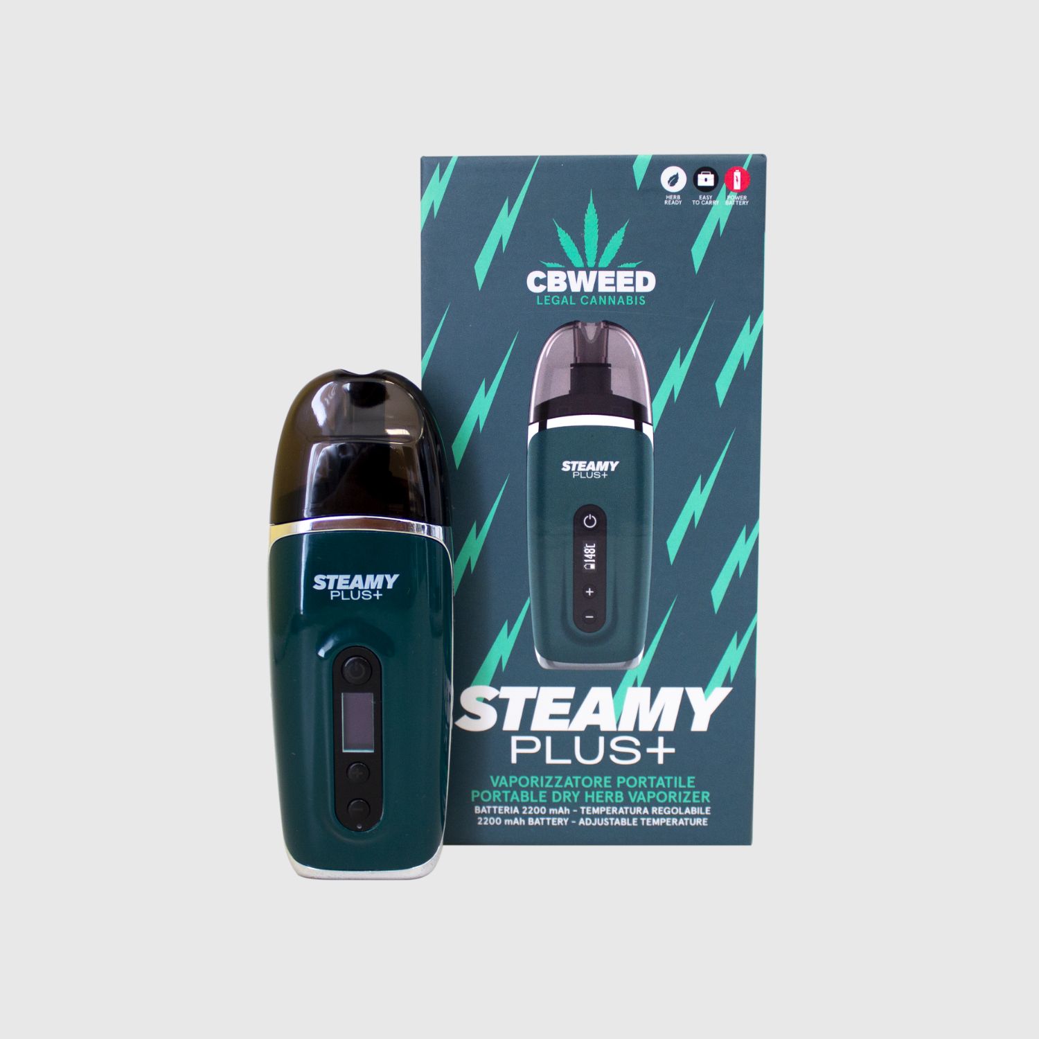 Steamy Plus+ Vaporizzatore Portatile